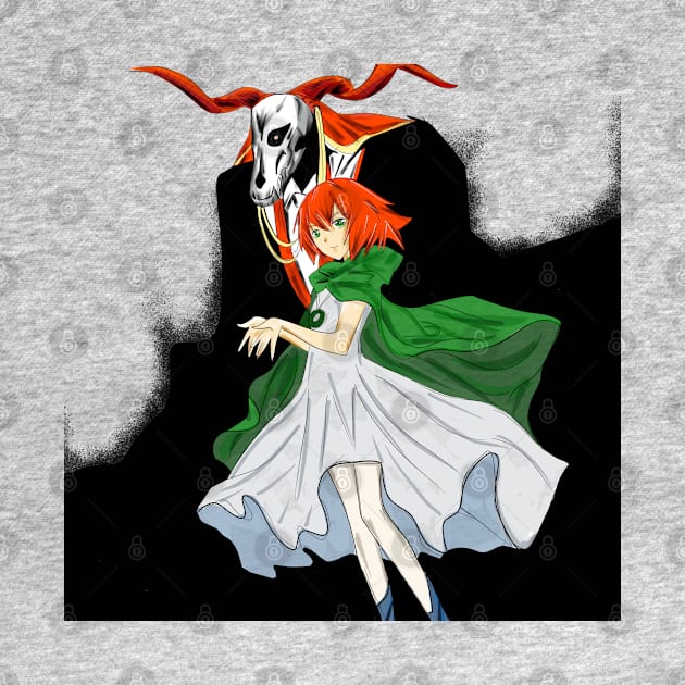 chise and elias the ancient magus bride by jorge_lebeau